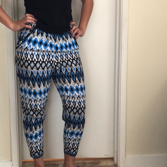 Zara Pants - Zara Tribal Geometric Safari Print Harem Pants